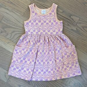 Hanna Andersson pink seashell sleeveless sundress, size 5
